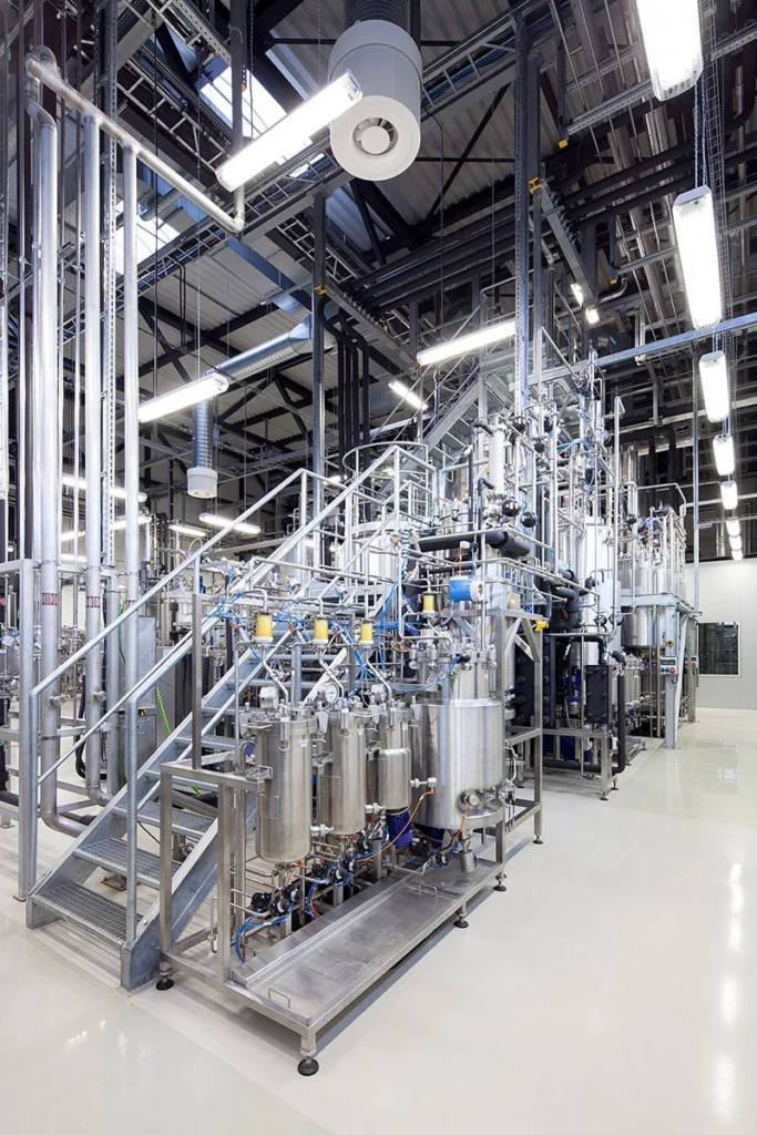 Fraunhofer-Zentrum für Chemisch-Biotechnologische Prozesse CBP - Produktionshalle